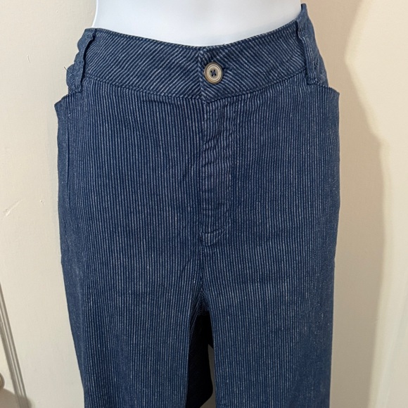 NYDJ Dark Blue Wide Leg Jeans - Picture 2 of 15